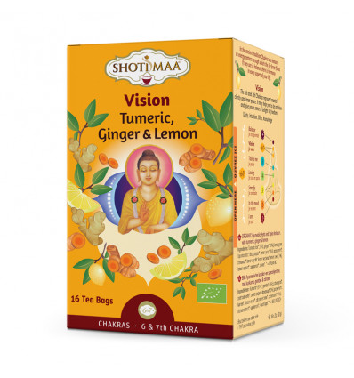 Herbal infusion organic ayurvedic ginger lemon chakra Shoti Maa.