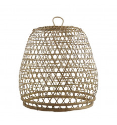 Suspension in rattan and bamboo 49cm Model Legian - Handcrafted creation