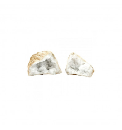 Geode di cristallo di rocca naturale 65/75g