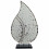 Glass Mosaic Lamp 45cm - Sheet Shape White Color