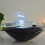 Fontaine d'intérieur "Cristal Line Tea Time" en verre et céramique