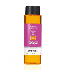 Recharge de parfum Effluves Exotiques - Goa 250ml + 1 pack rotin 10 brins