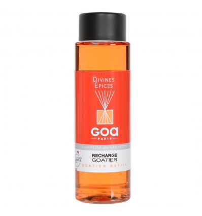 Divines Spices Perfume Refill - Goa 250ml + 1 confezione rattan 10 fili