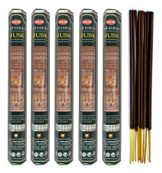 Precious Musk Incense. Set of 100 HEM brand sticks