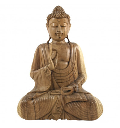 Buddha decoration: cheap wooden Buddha statue.
