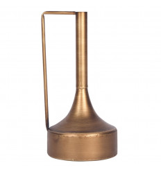 Vase "Tromso" in Golden Metal 30cm