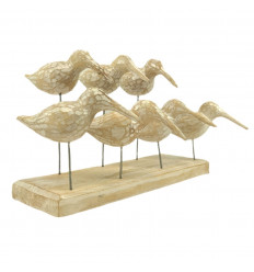 Object Deco Wooden Seagulls to Pose, Chic Seaside Decoration