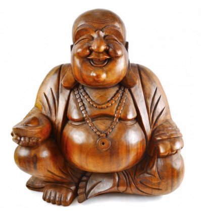 Chinese Carved Wooden Buddha Statue 60cm XXL