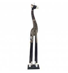 Grande Giraffa in piedi 100cm - Statua in legno