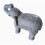 Large Elephant Statue in Grey Stone 50cm for Garden and Outdoor