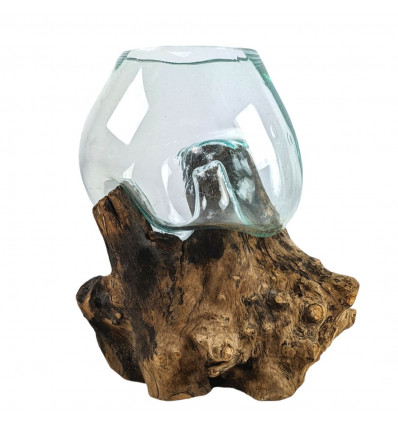 Crâne en cristal de roche modèle moyen