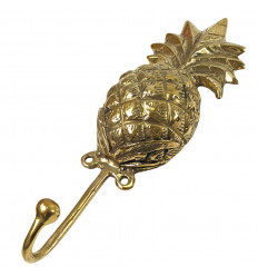 Wall hook "Pineapple" 1 brass hook