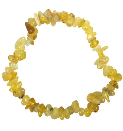 Baroque Yellow Jade Bracelet