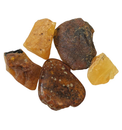Amber - Untreated raw crystals 5g