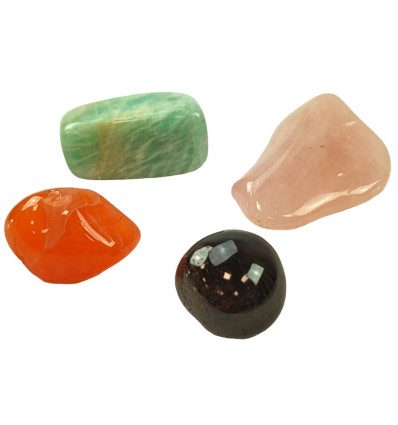 Pack of stones Love and sensuality. Polished natural stones.