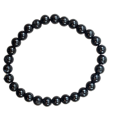 Black Tourmaline Bracelet - AAA grade - 6mm balls