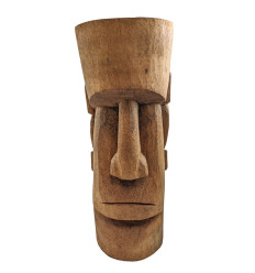 Statue / Plant holder Moai of Easter Island coconut tree 50cm
