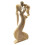 Great statue gift birth mom baby h50cm wood-carving.