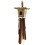 Carillon wind with nest box. Bamboo and straw. For inside or outside.