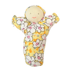 Marigold doll from Guatemala to console a sad child