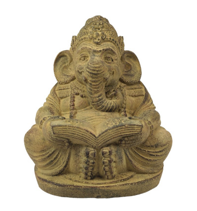 Statuette Ganesh en Pierre 23cm