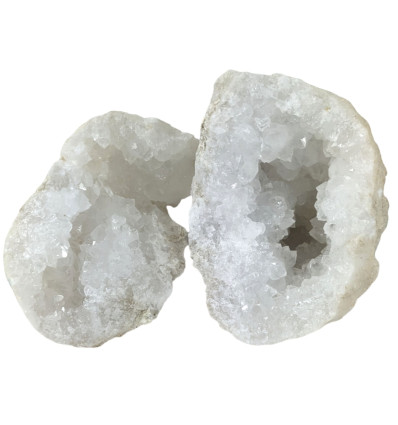 Geode intero in cristallo di rocca naturale - da 1,5 a 2,9 kg