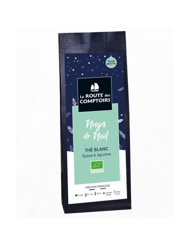 Tè Bianco Bio "Christmas Snows" Bulk Bag 50g - fruttato e speziato