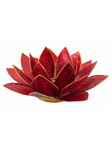 Bougeoir Fleur de Lotus 1er Chakra - Chakra racine