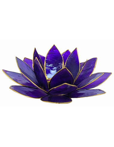 Bougeoir Fleur de Lotus 7ème Chakra - Chakra Coronal