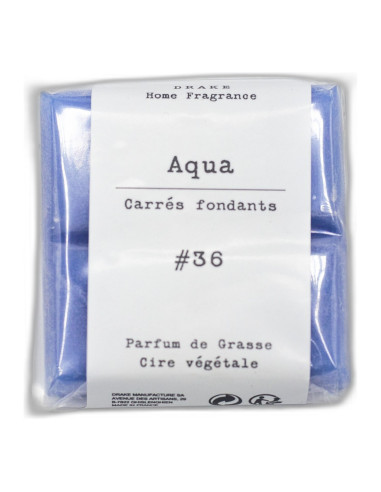 Aqua" scented wax tablets by Drake