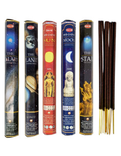 HEM "Solar System" Incense Bouquet. Set of 100 sticks (5 scents)