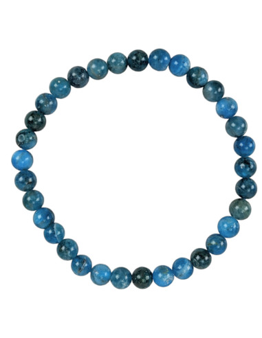 AAA Blue Apatite Bracelet - 6mm balls