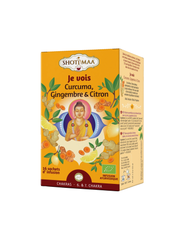 Herbal tea "I see" organic herbal tea lemon chakra Shoti Maa.