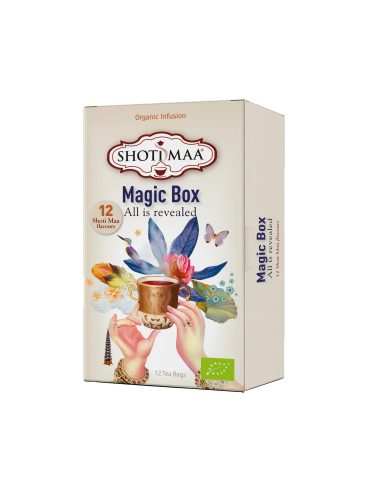Shoti Maa Magic Box. Assortiment 12 thés et infusions bio.