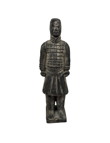 Statua cinese del guerriero in terracotta Xian | Cavaliere 22cm