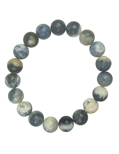 Natural Sodalite Bracelet - 10mm Balls