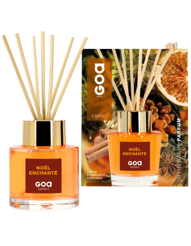 Goatier Enchanted Christmas Spirit - Diffusore di Profumo Goa Rattan Rod - 200ml