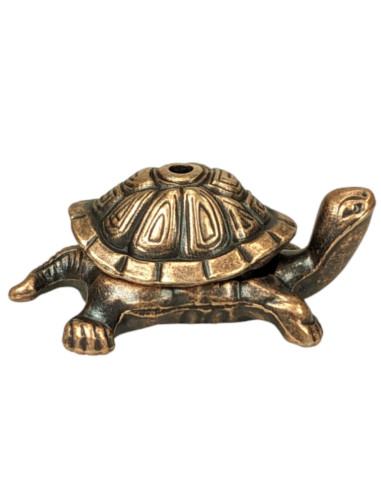 Metal Turtle Incense Holder 4cm|Copper