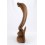 Statue Serpent / Cobra 25cm en bois exotique sculpté main