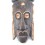 Masque Africain 50cm avec décor Tortue sable et coquillages Cauris